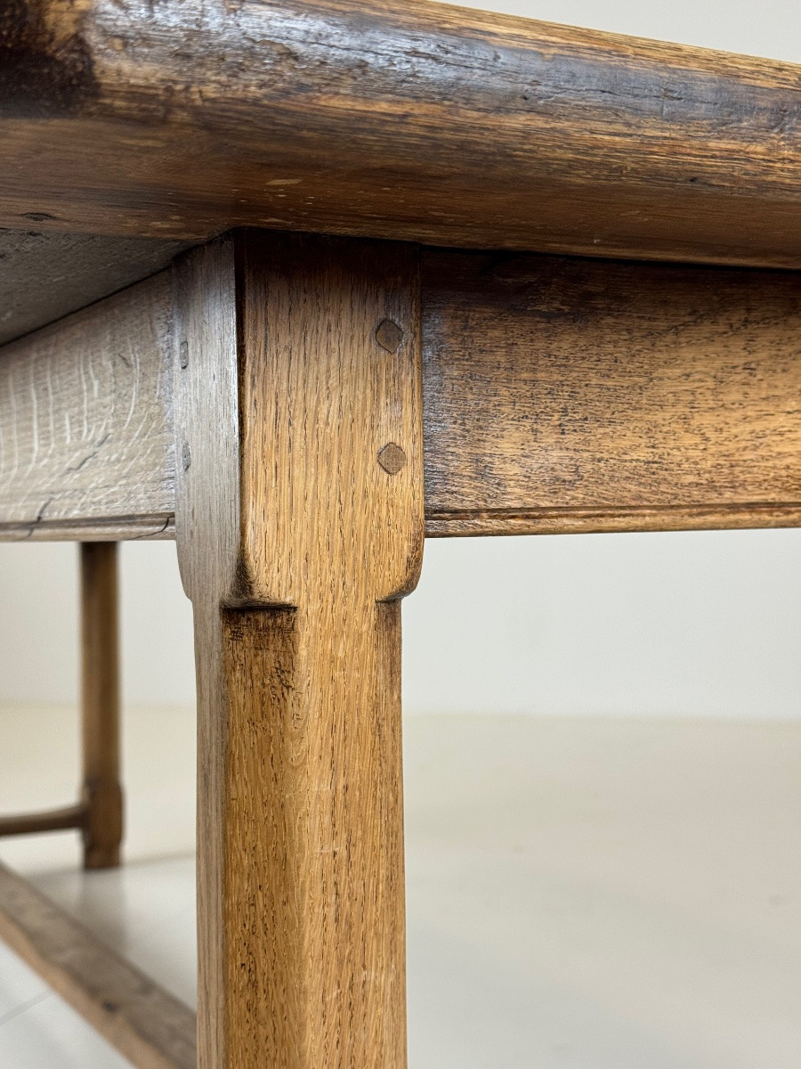 French Monastery Table In Oak, 250cm-photo-1