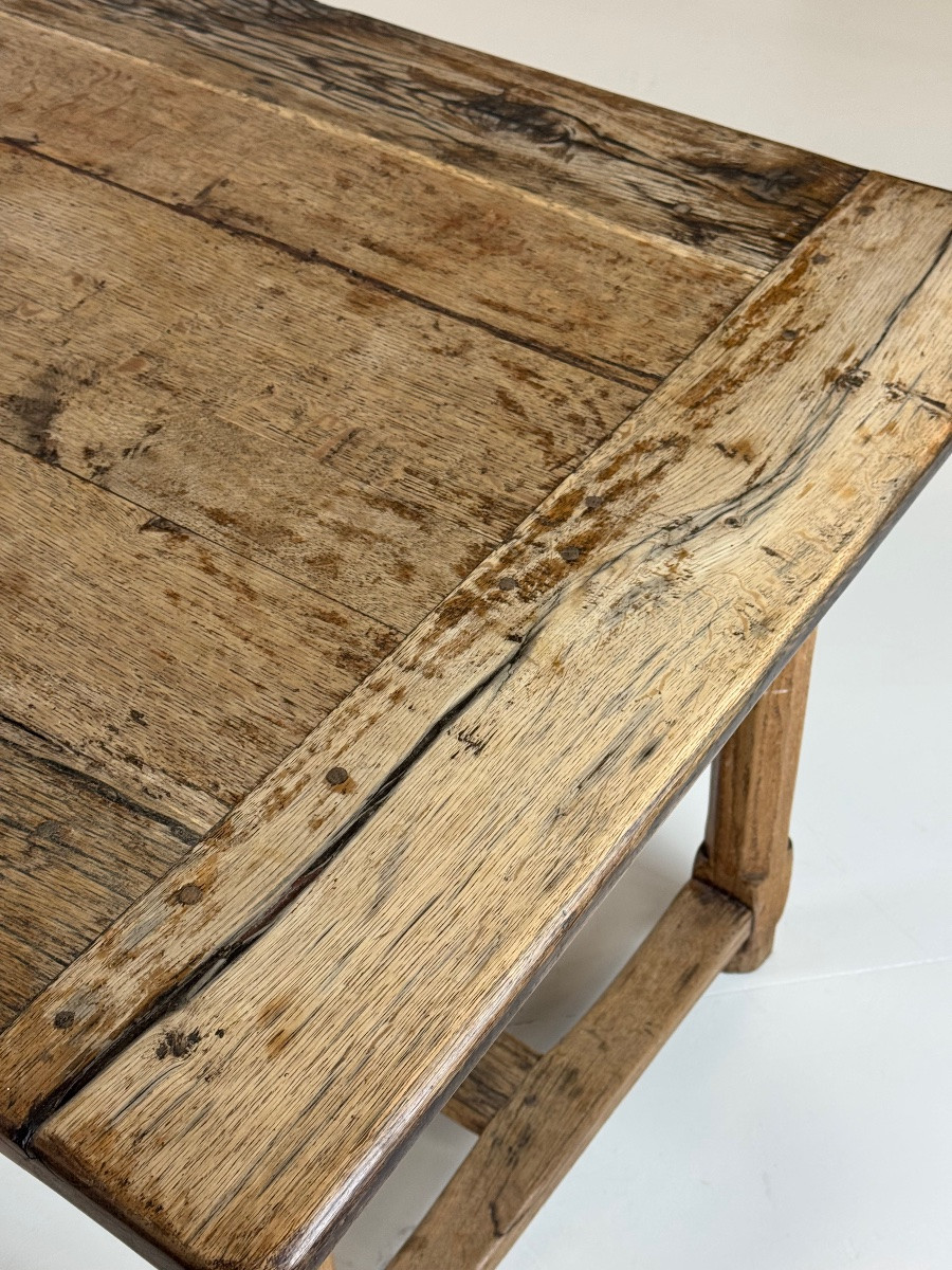 French Monastery Table In Oak, 250cm-photo-2