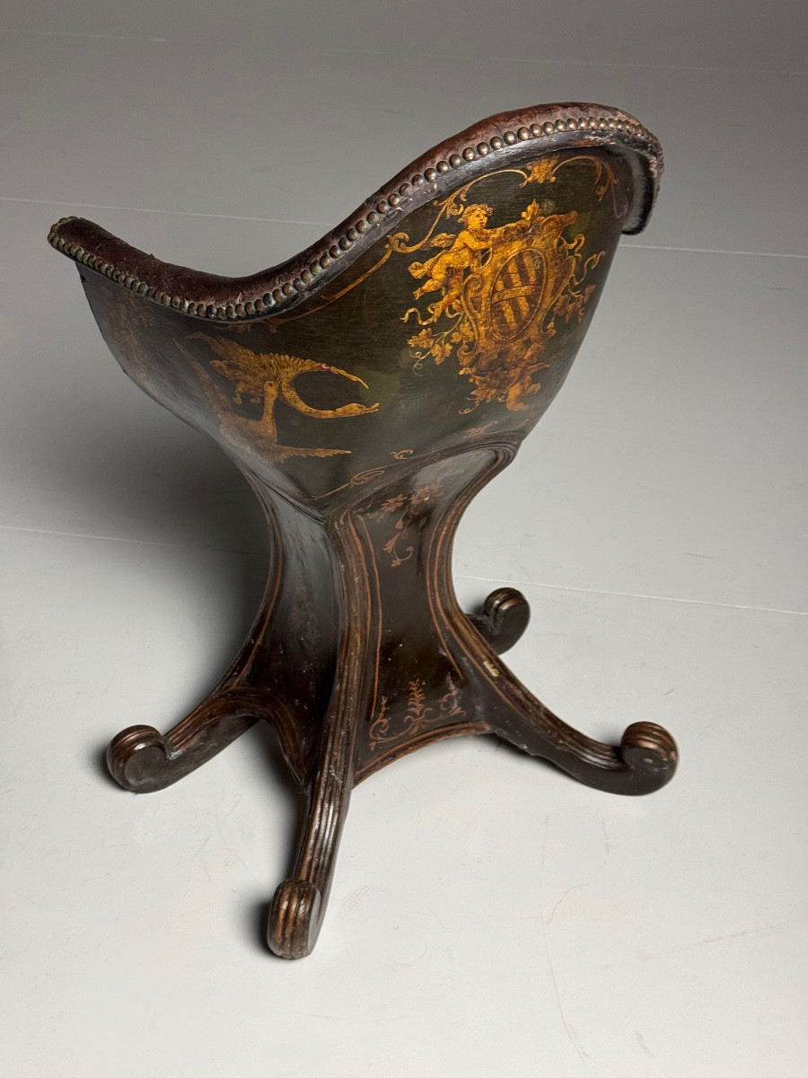 18th Century Venetian Gondola Chair-photo-3