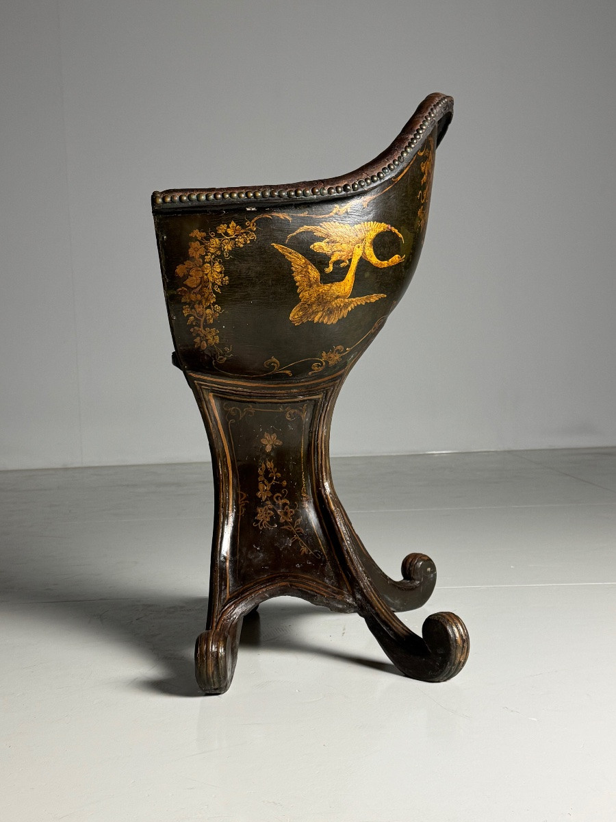 18th Century Venetian Gondola Chair-photo-3