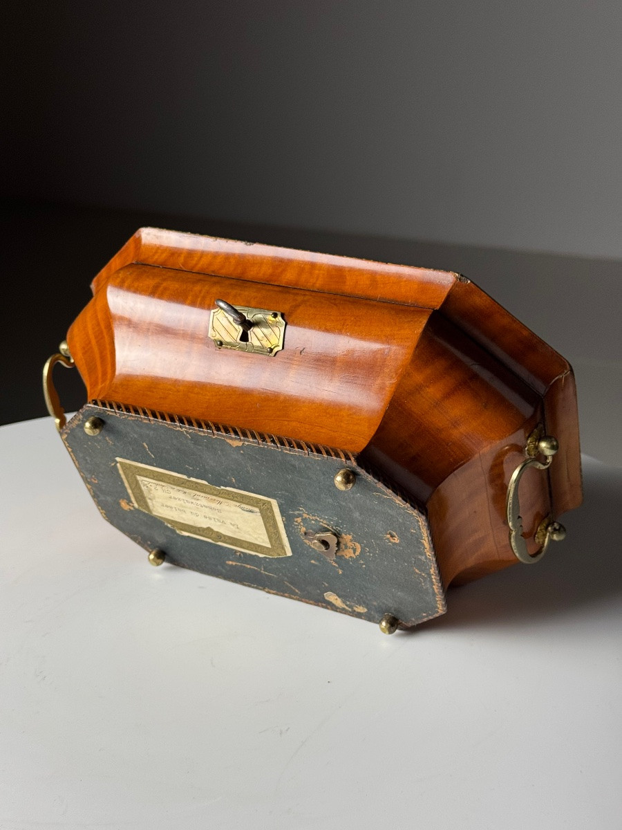 Boîte à musique décorée, XIXe siècle-photo-6