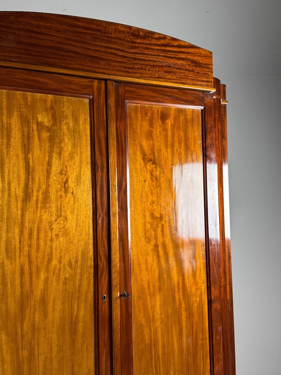 Armoire Art déco avec miroirs-photo-3