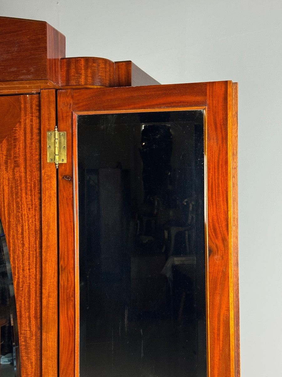 Armoire Art déco avec miroirs-photo-4