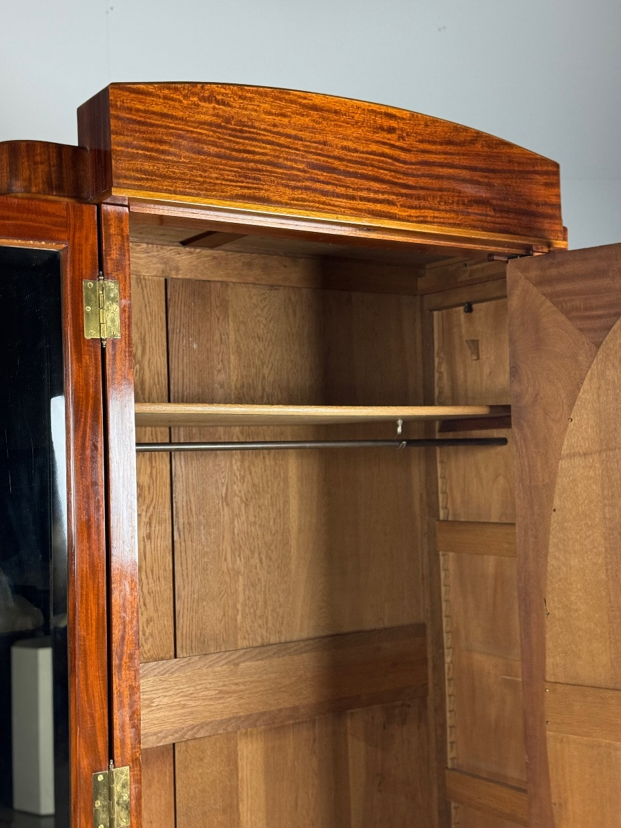 Armoire Art déco avec miroirs-photo-5