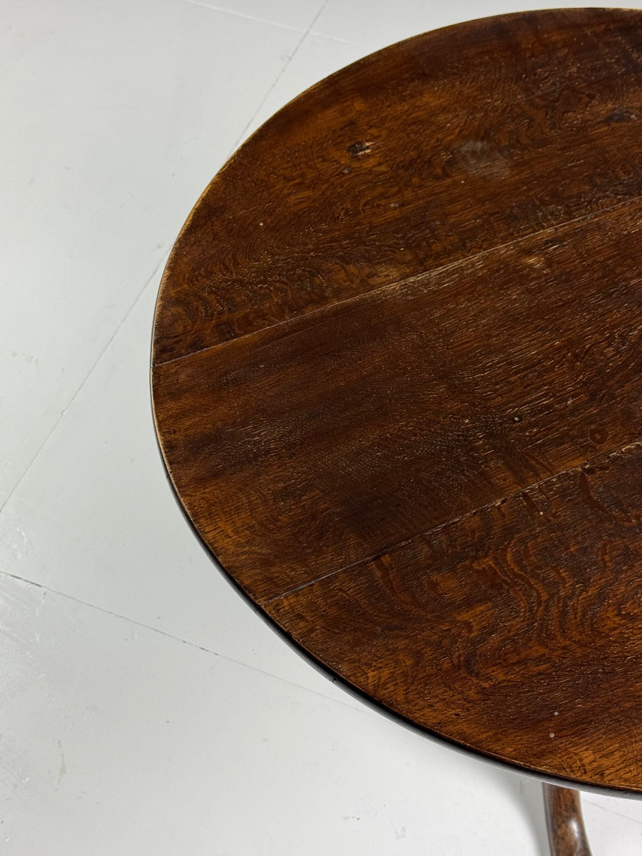 Tilting Tabletop In Antique English Oak-photo-1