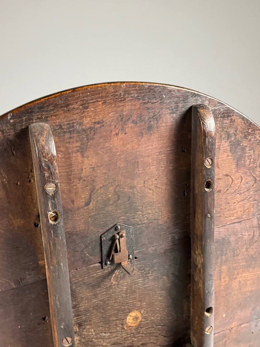 Tilting Tabletop In Antique English Oak-photo-6