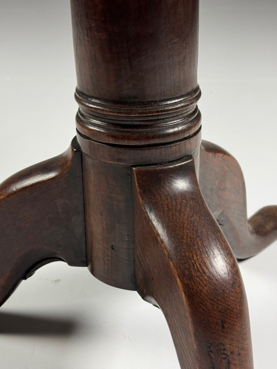 Tilting Tabletop In Antique English Oak-photo-8