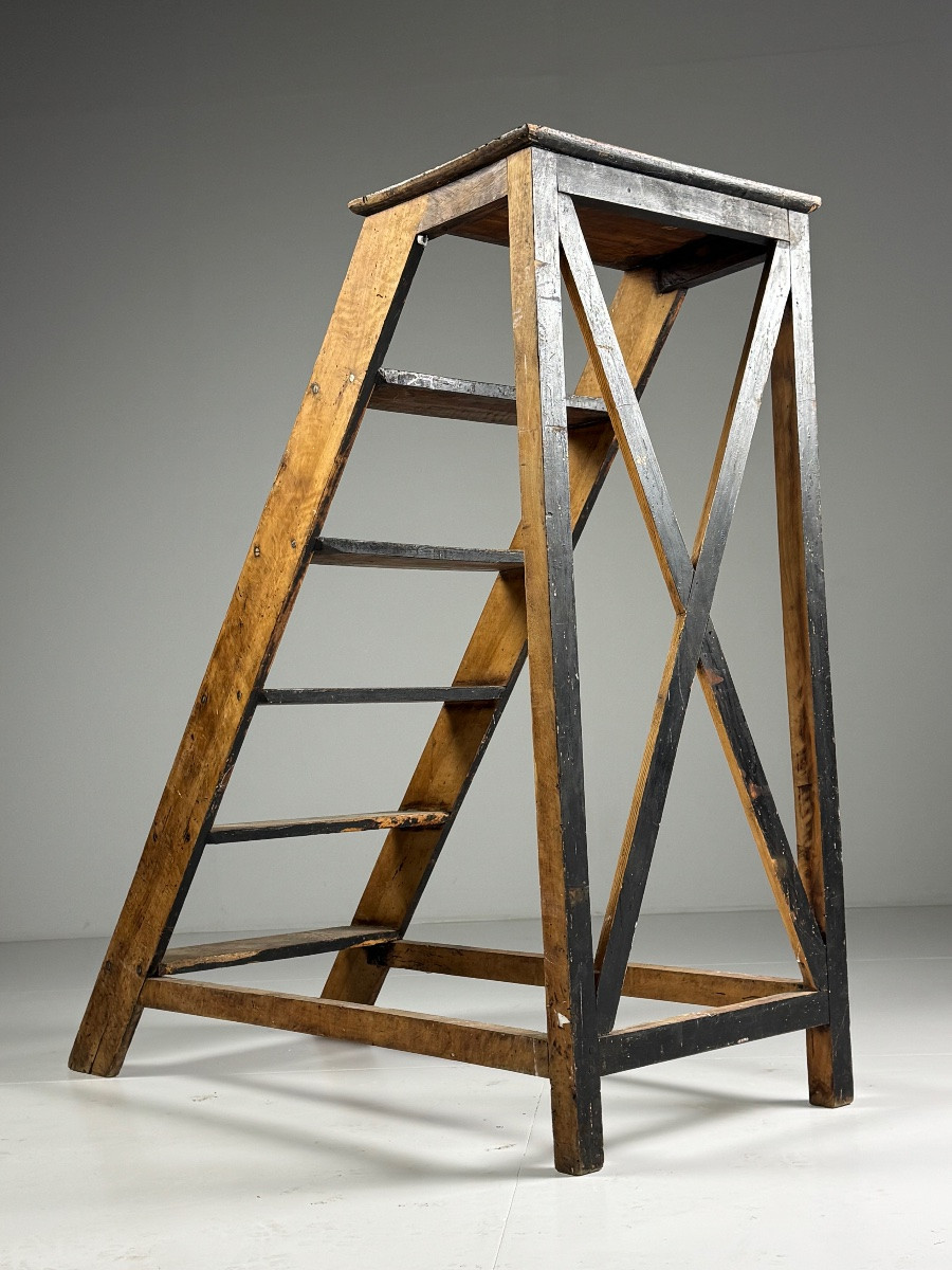 Escalier de bibliothèque rural grand format-photo-3