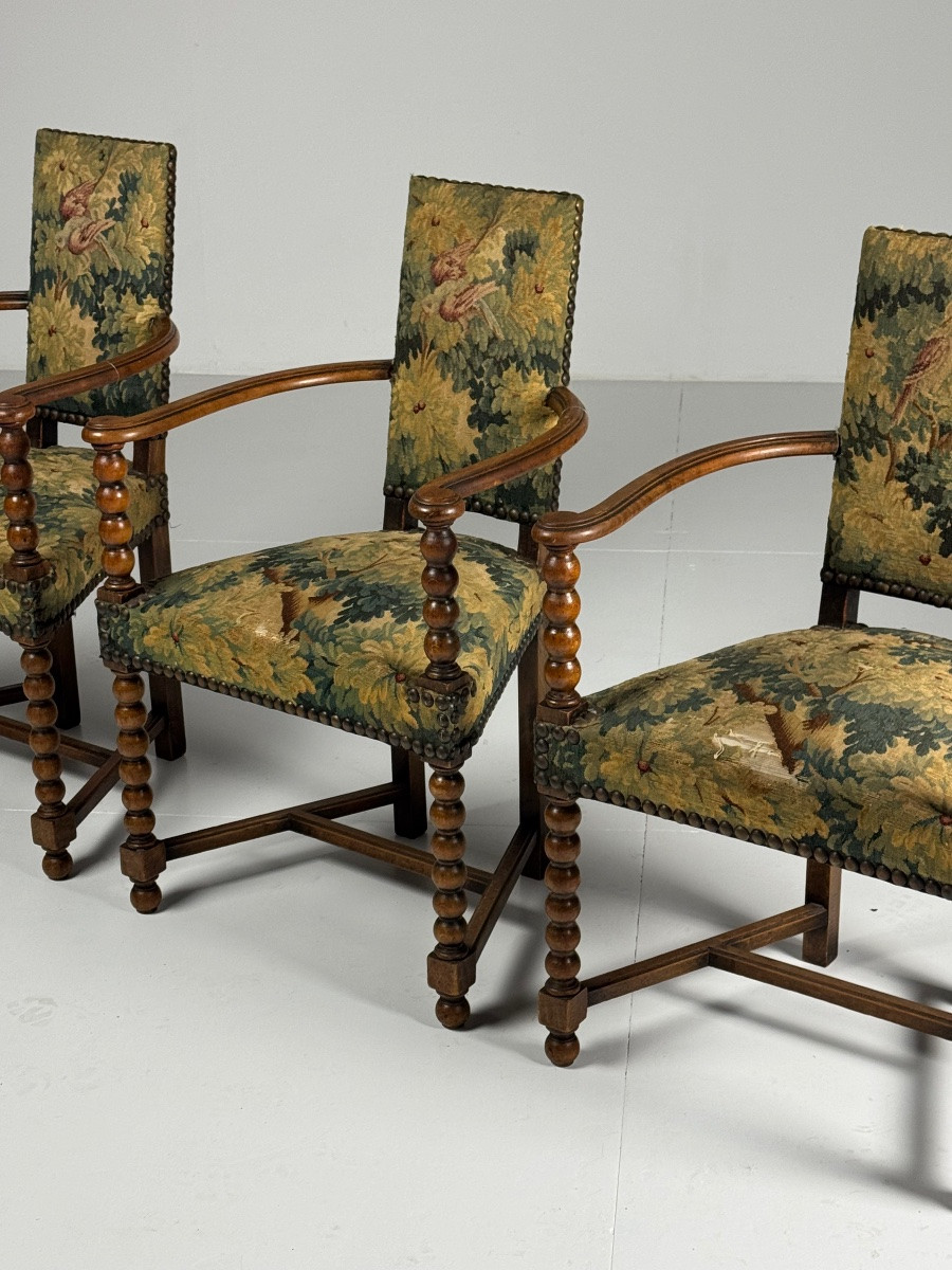 4 chaises espagnoles des années 1960-photo-3