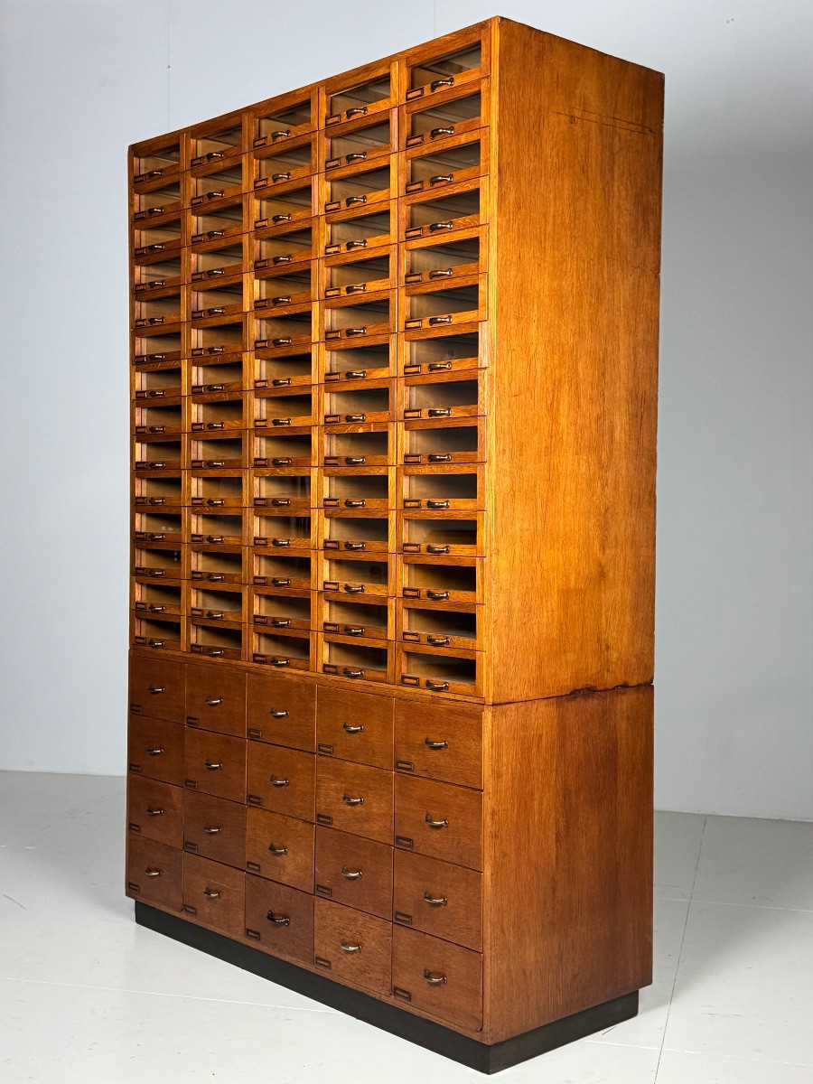 Armoire à fournitures armoire d'apothicaire vintage-photo-2