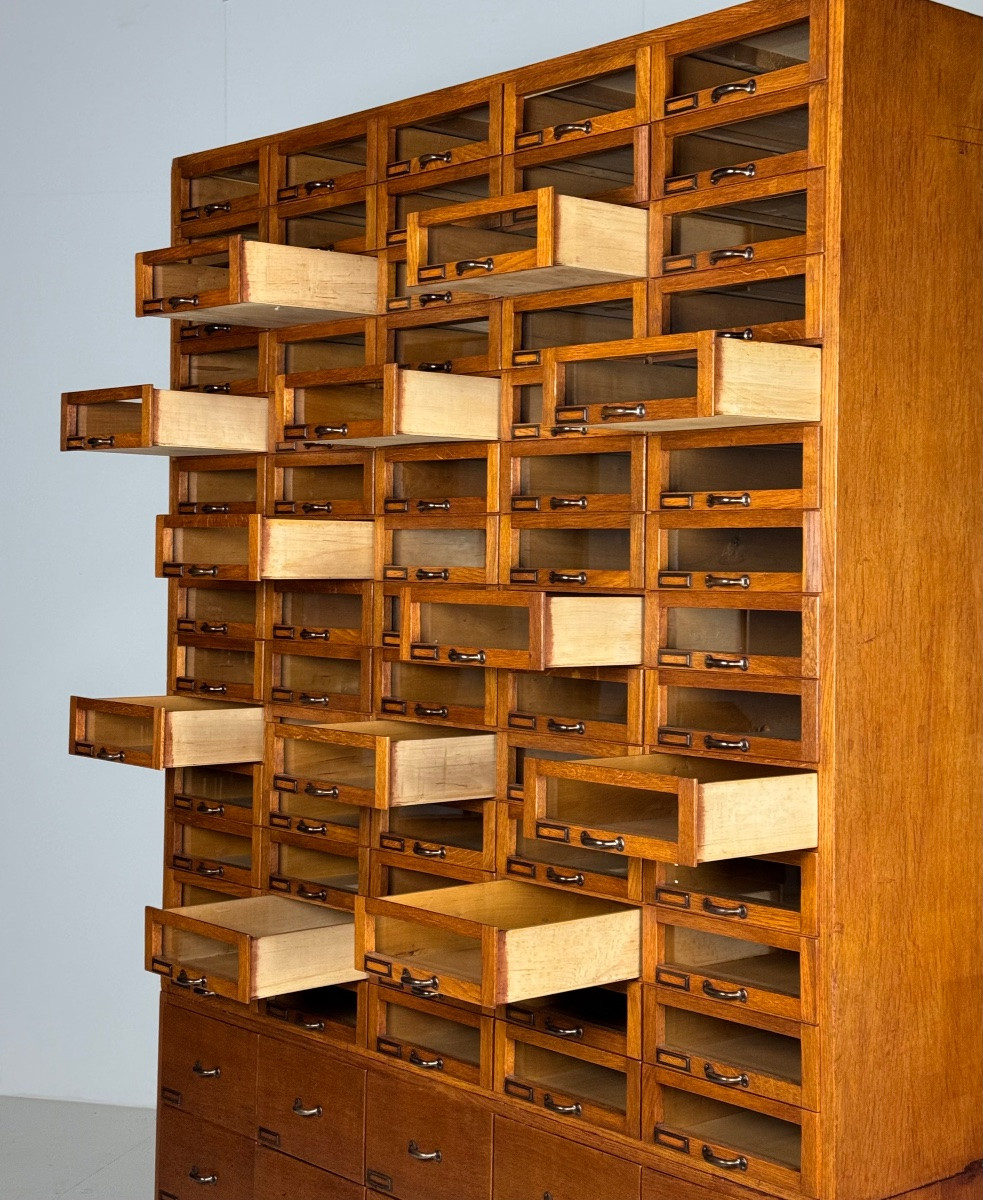 Armoire à fournitures armoire d'apothicaire vintage-photo-3