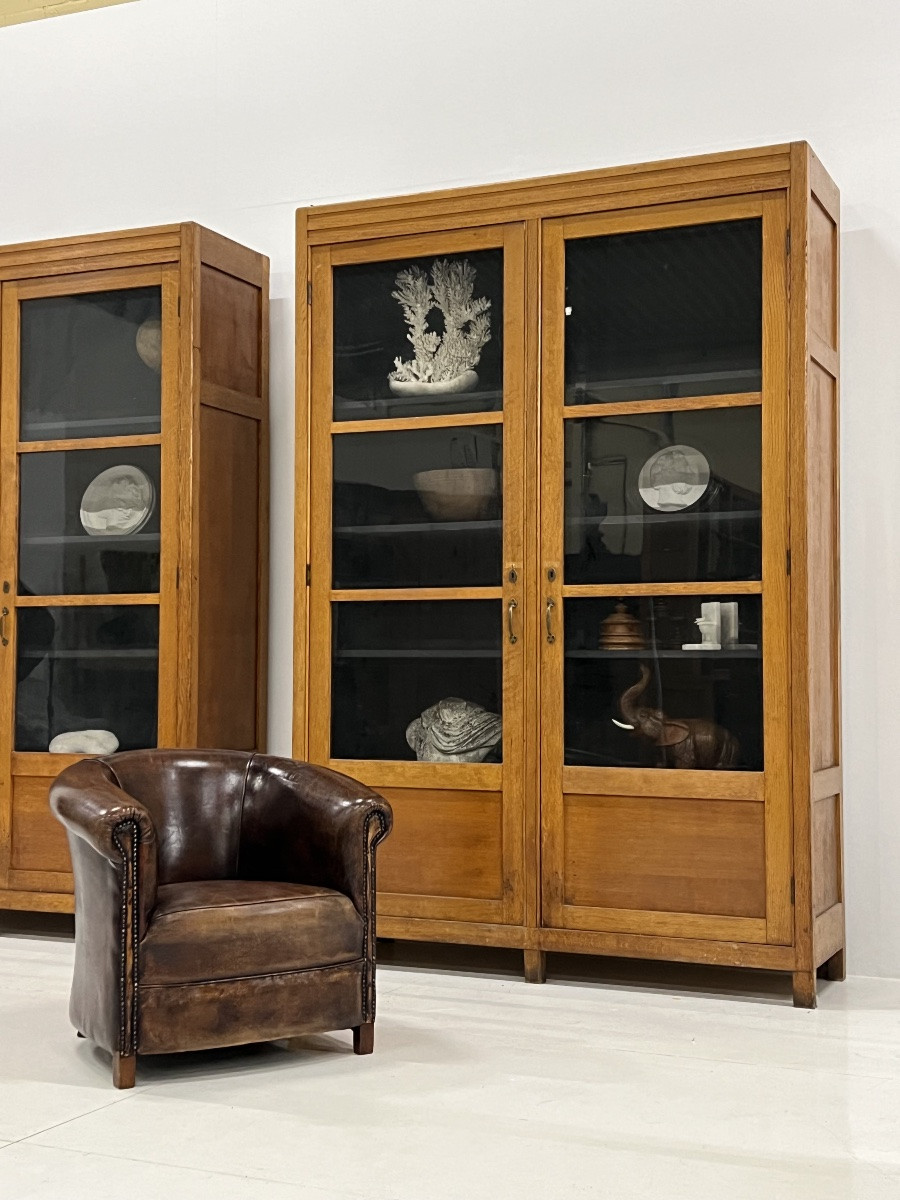 2 X Art Deco Style Bookcases-photo-7