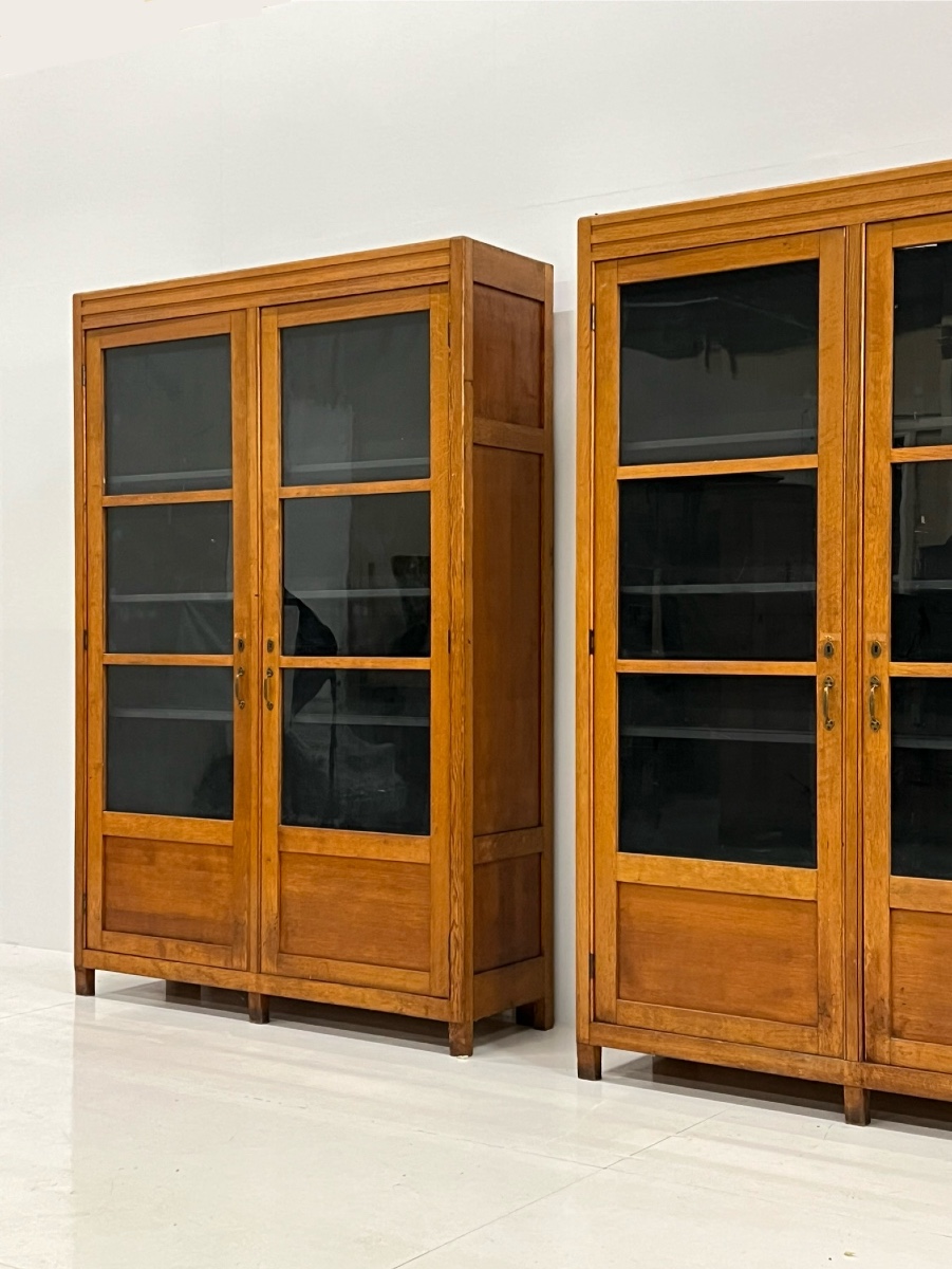 2 X Art Deco Style Bookcases