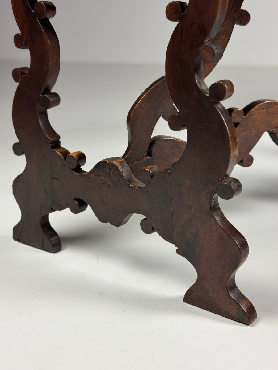 Table d'appoint italienne Demi Lune, XVIIIe siècle-photo-2