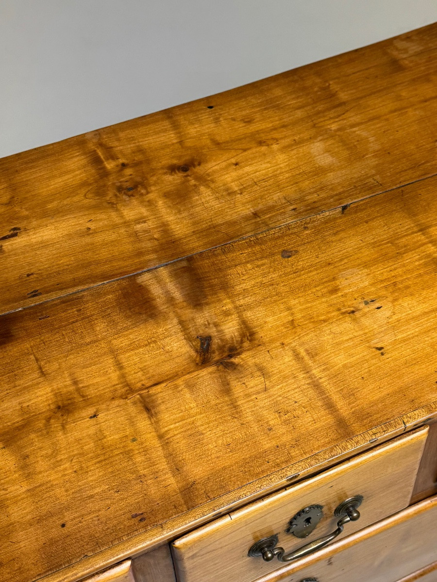 English Chest Of Drawers In Fruitwood, 19th Century-photo-1