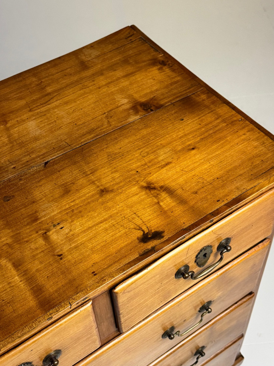 English Chest Of Drawers In Fruitwood, 19th Century-photo-2