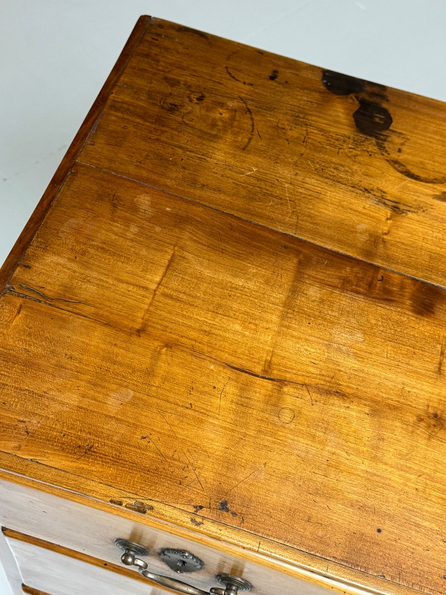 English Chest Of Drawers In Fruitwood, 19th Century-photo-3