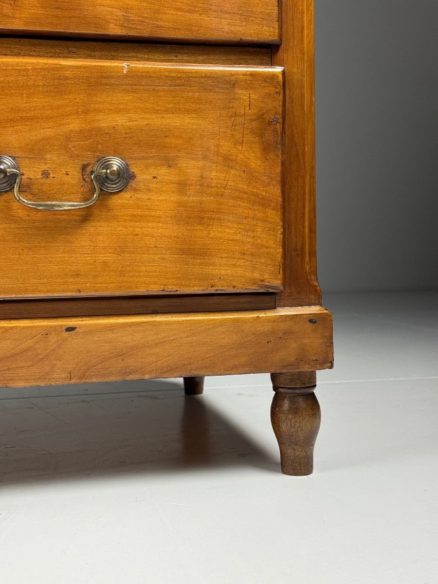 English Chest Of Drawers In Fruitwood, 19th Century-photo-7