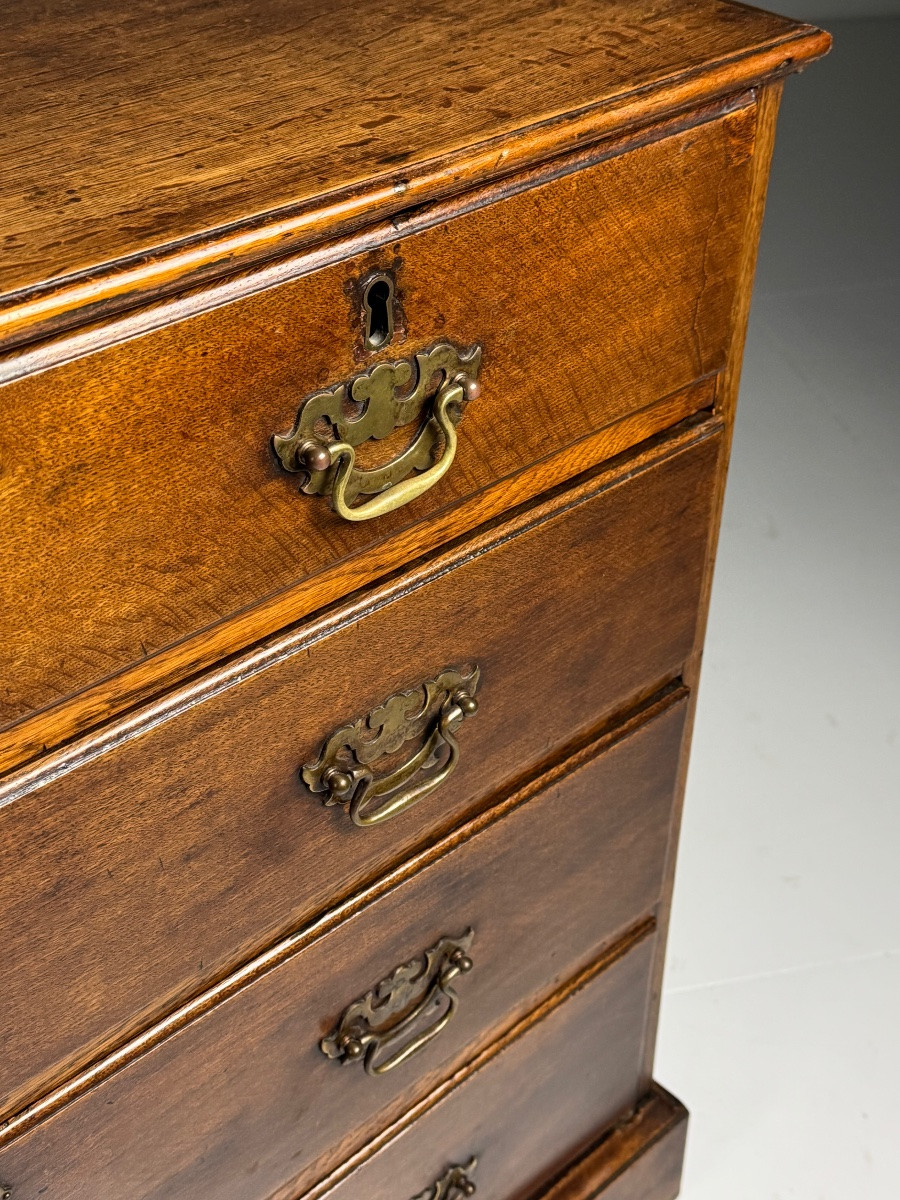 Chest Of Drawers In English Oak, Circa 1780-photo-4