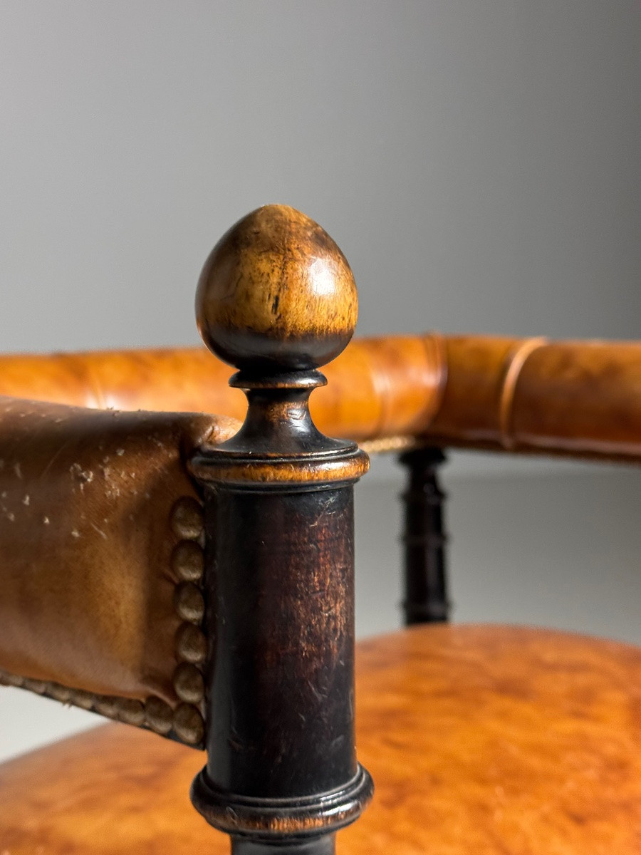 Chaise Anglaise Début 20ème Siècle-photo-2