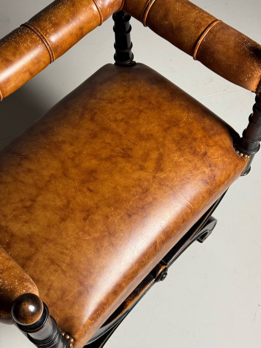 Chaise Anglaise Début 20ème Siècle-photo-2