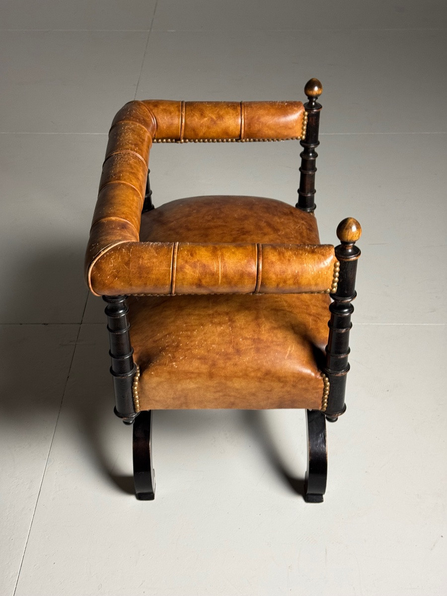 Chaise Anglaise Début 20ème Siècle-photo-5