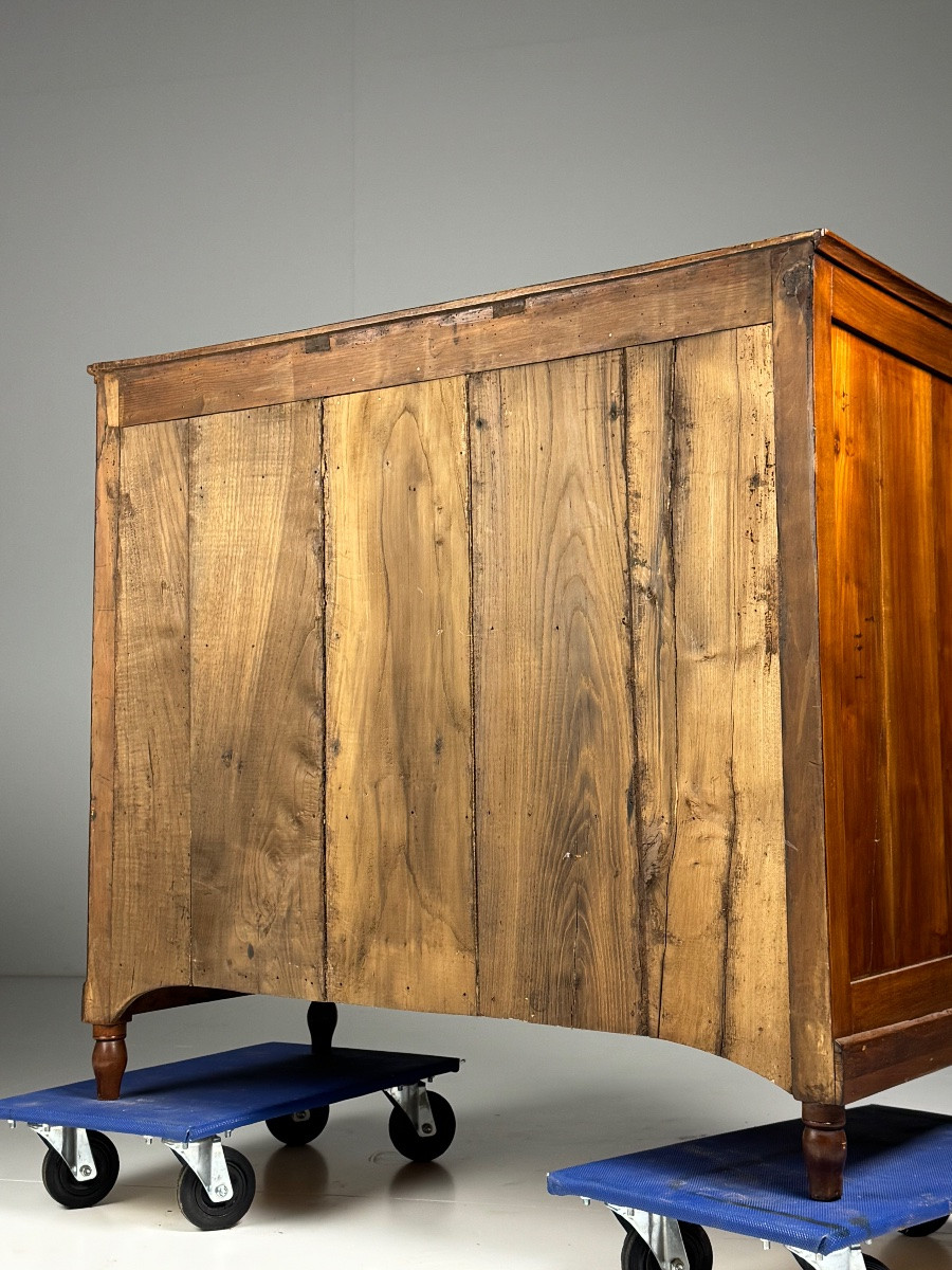 English Chest Of Drawers In Fruitwood, 19th Century-photo-2