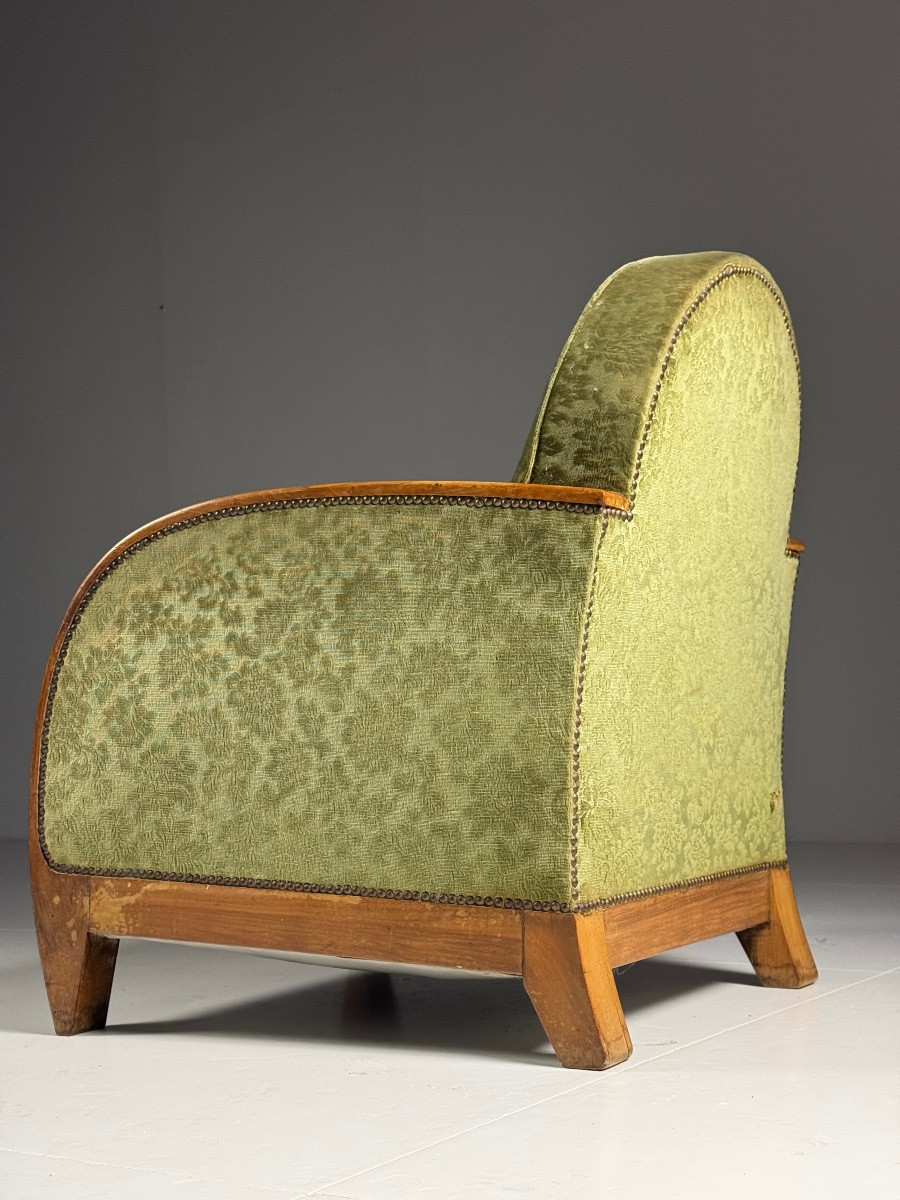 2 Art Deco Armchairs, 1930-1940-photo-3