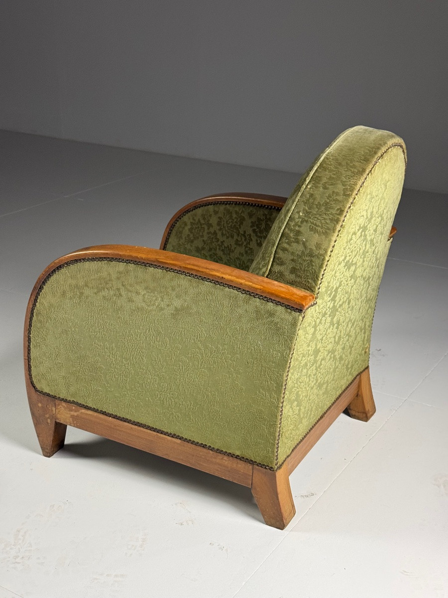 2 Art Deco Armchairs, 1930-1940-photo-5