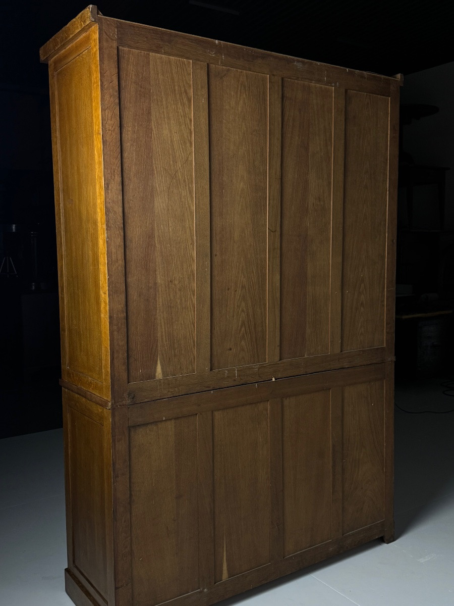Oak Filing Cabinet, 1950-photo-2