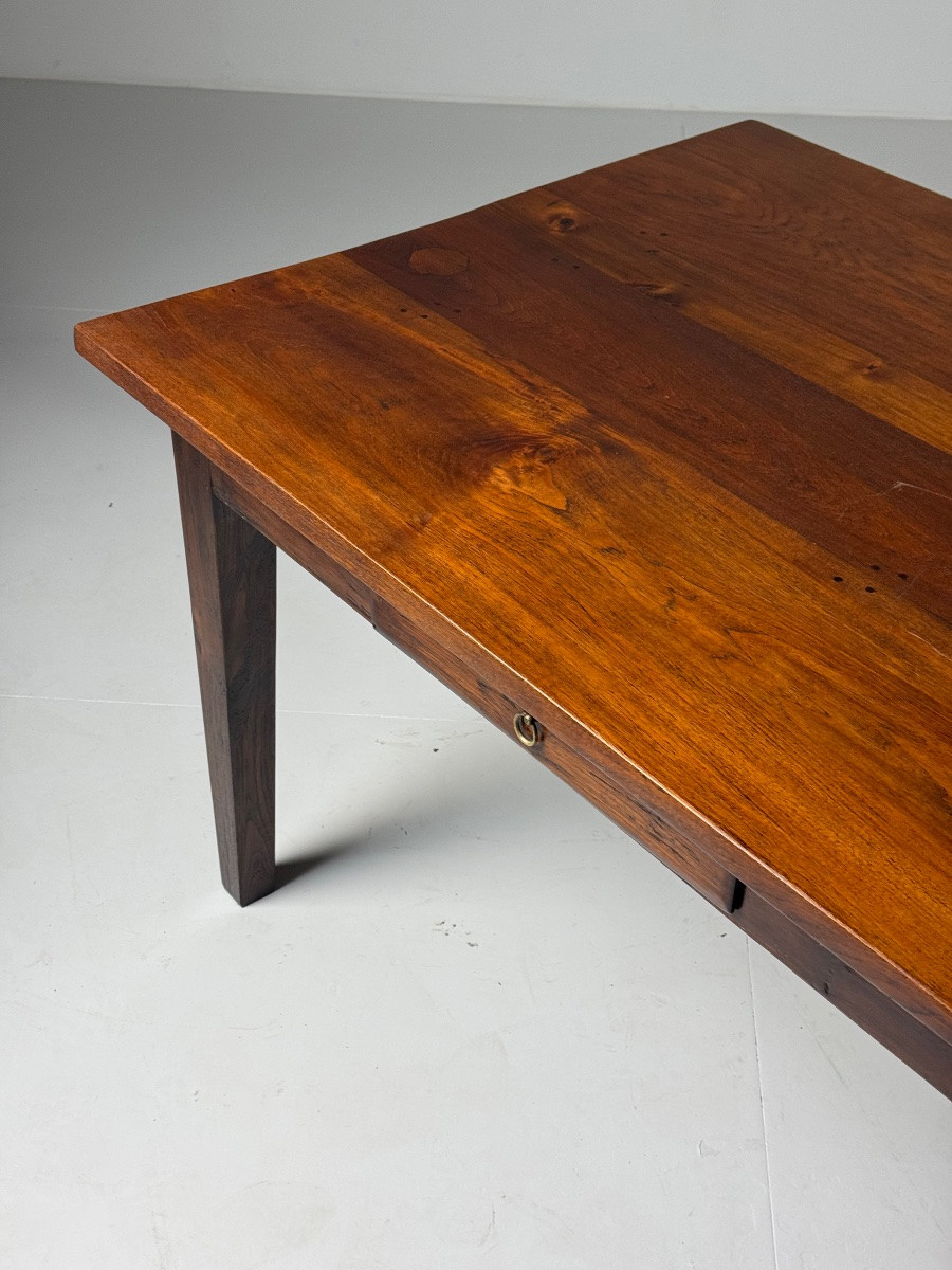 Table à manger rustique 220 cm-photo-6