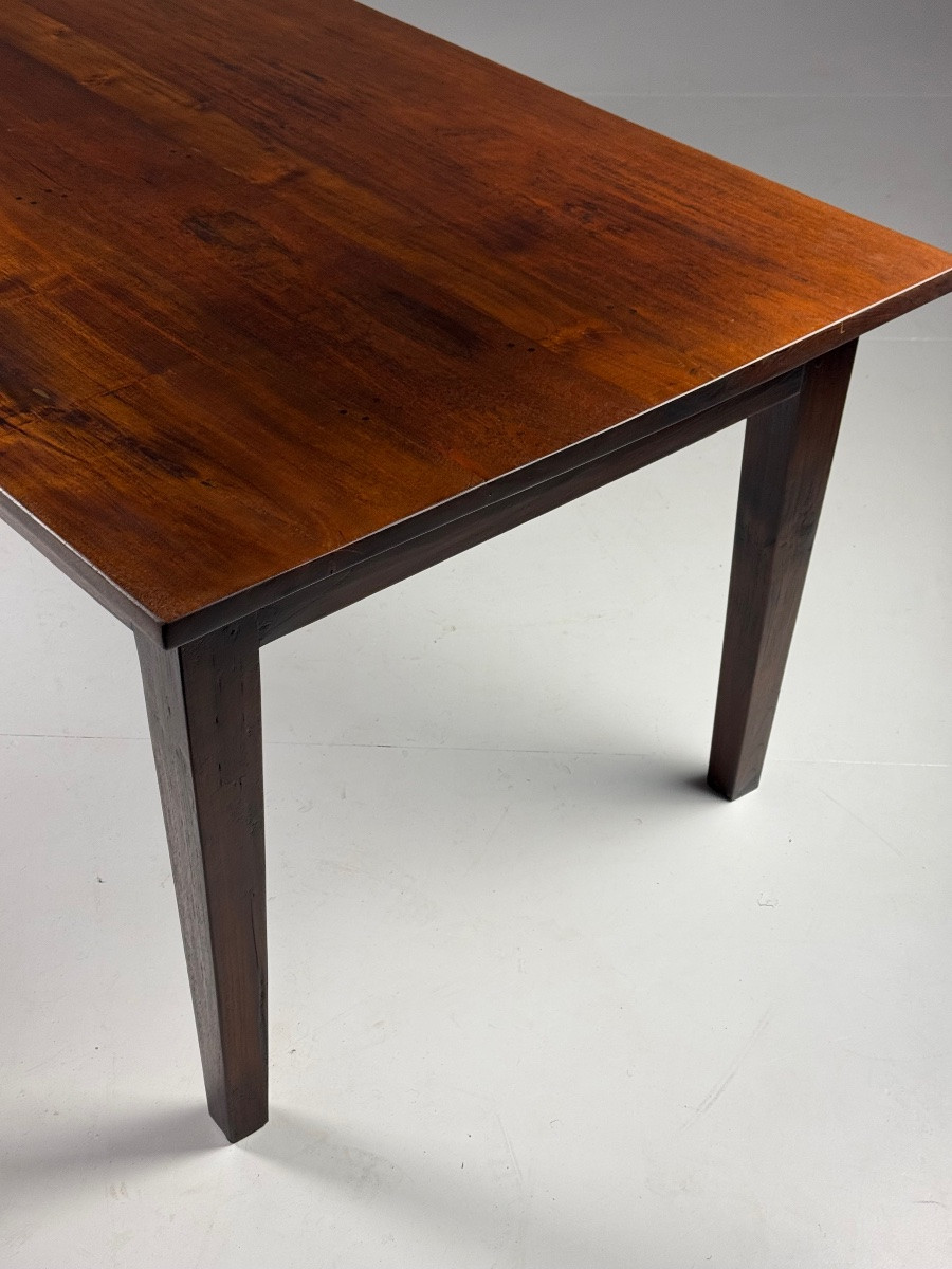 Table à manger rustique 220 cm-photo-7