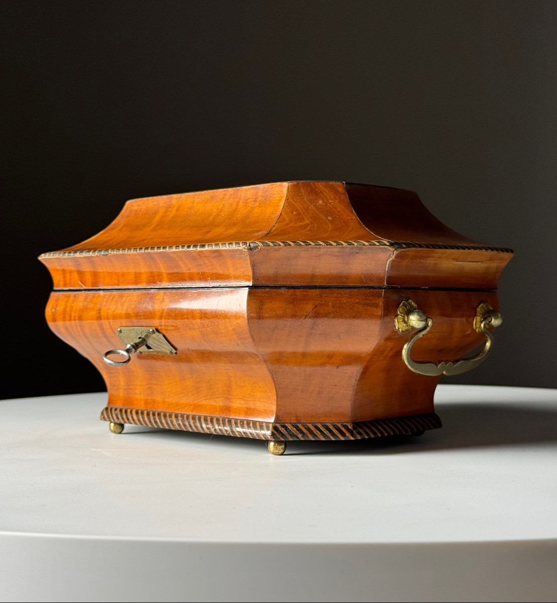 19th Century English Music Box For Jewelry