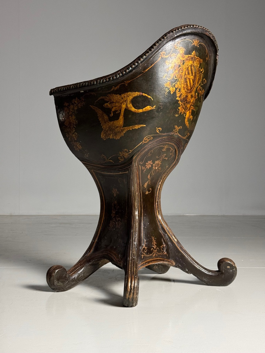 18th Century Venetian Gondola Chair-photo-4