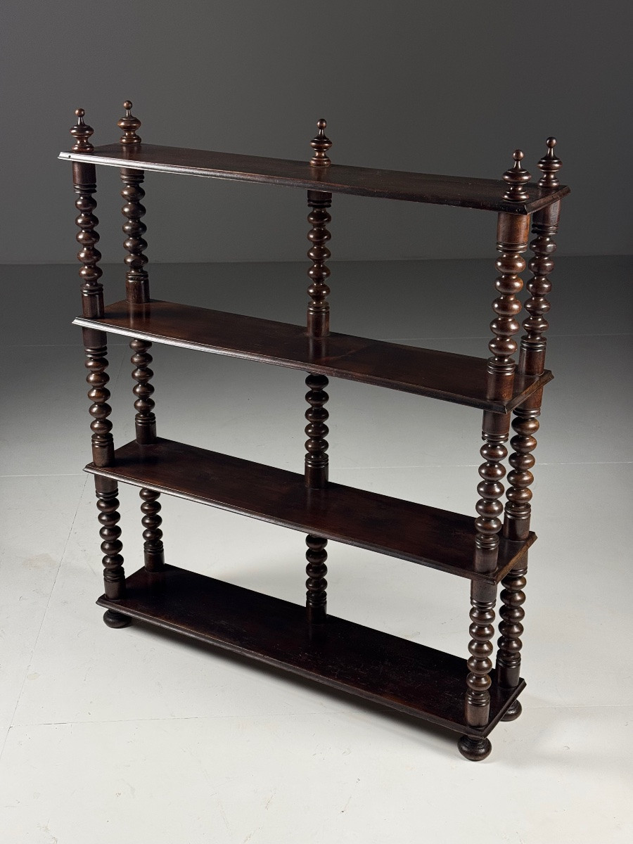 Étagère à livres Bobbin, française, vers 190-photo-6