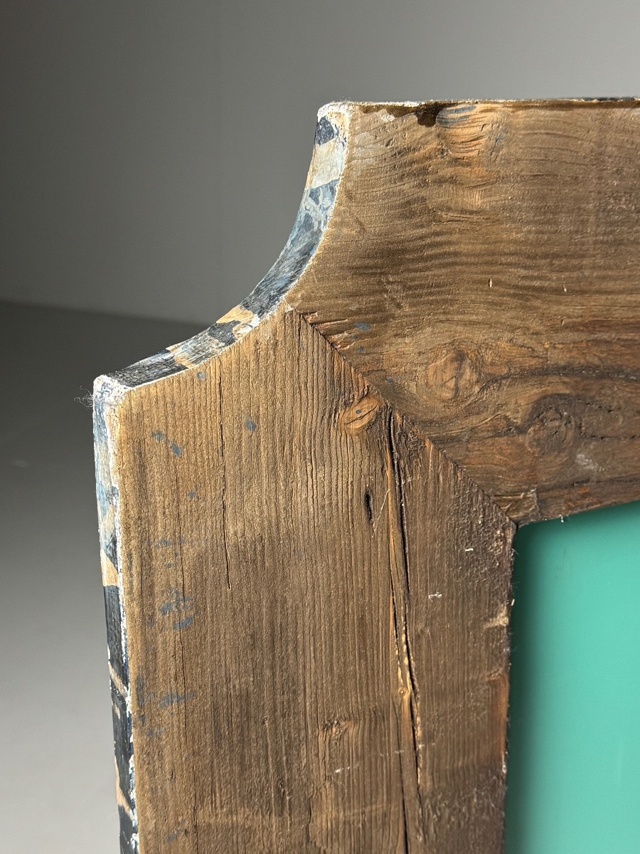 Faux Marble Painted Mirror 100 X 100-photo-2