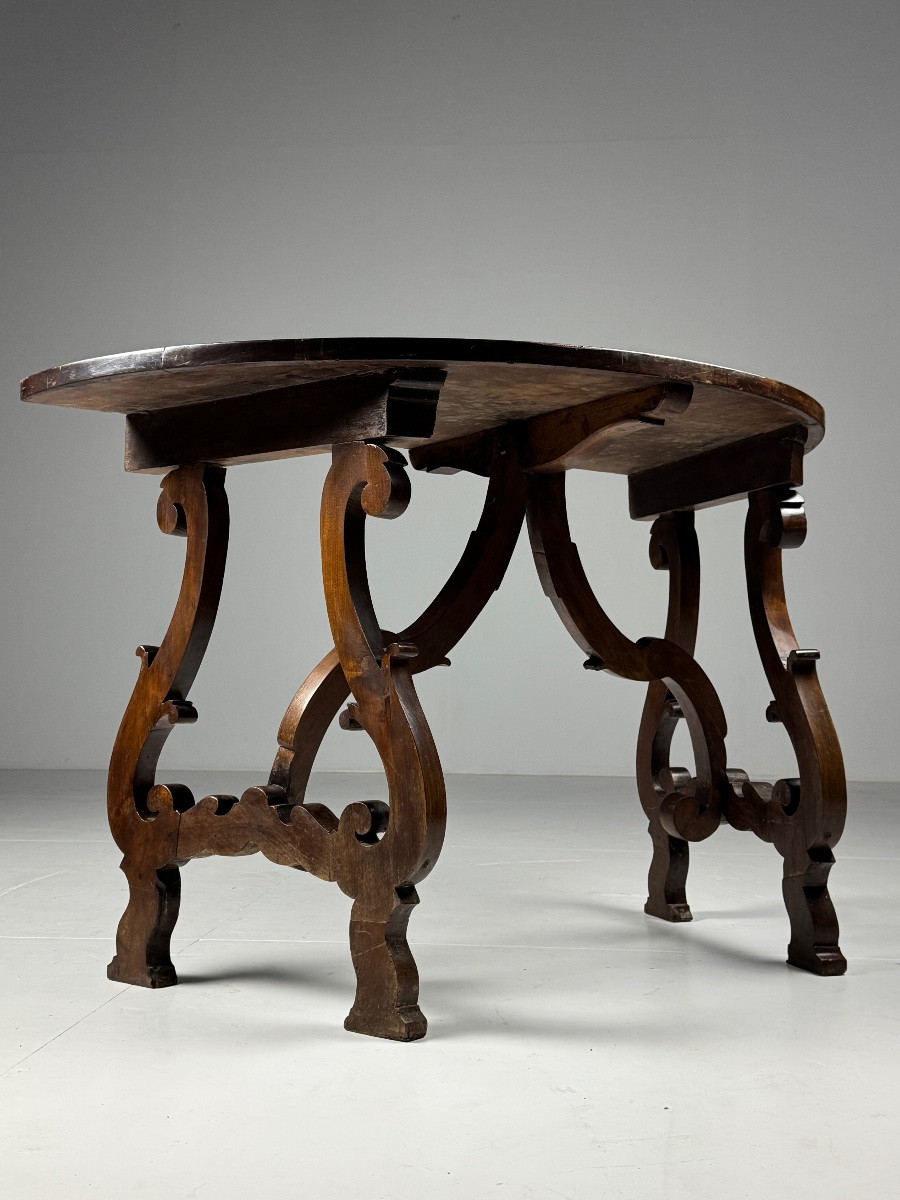 Lot de 2 tables italiennes Demi Lune-photo-8