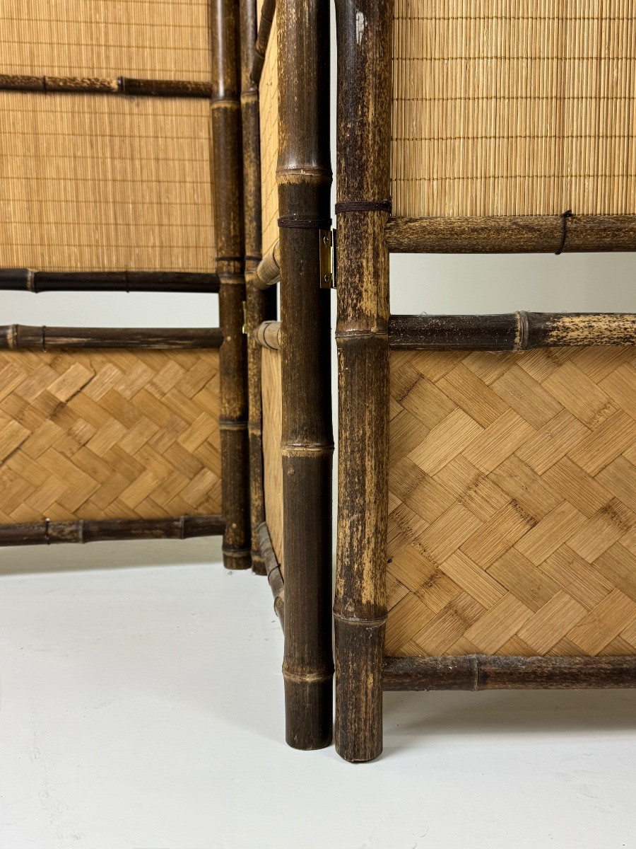 Paravent Faux Bamboo vintage-photo-2