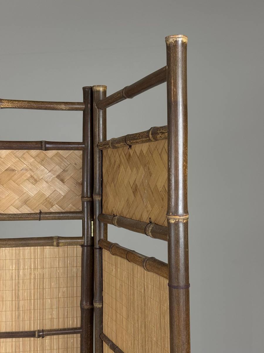 Paravent Faux Bamboo vintage-photo-7