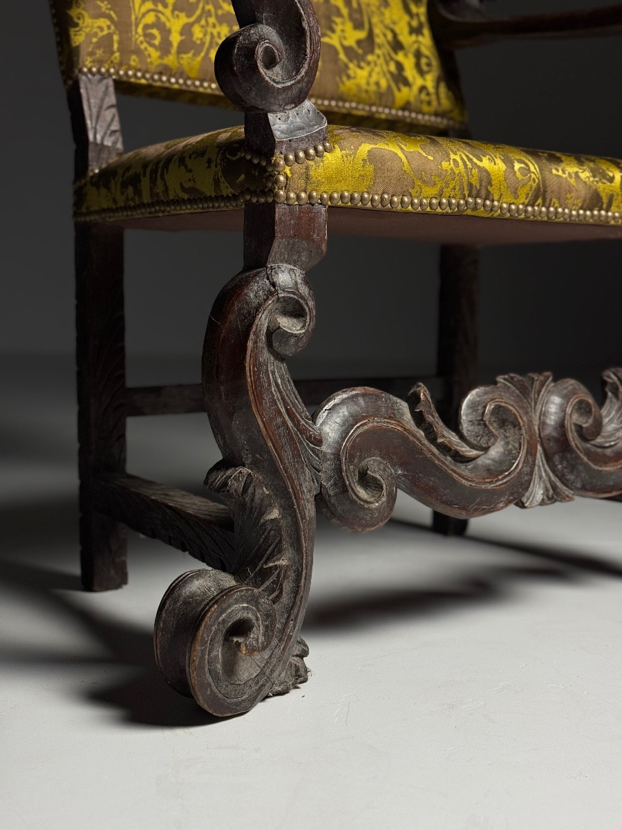 Fauteuil italien du XVIIIe siècle-photo-4