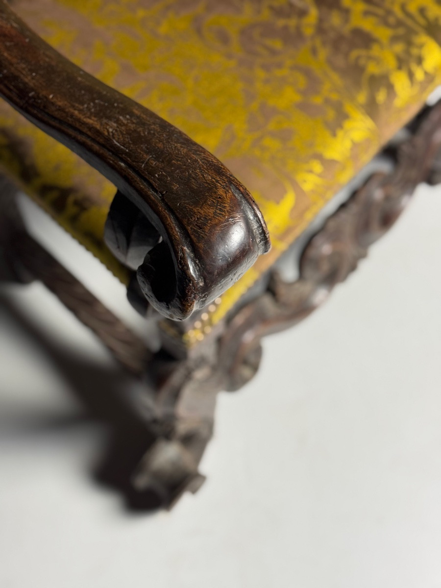 Fauteuil italien du XVIIIe siècle-photo-3