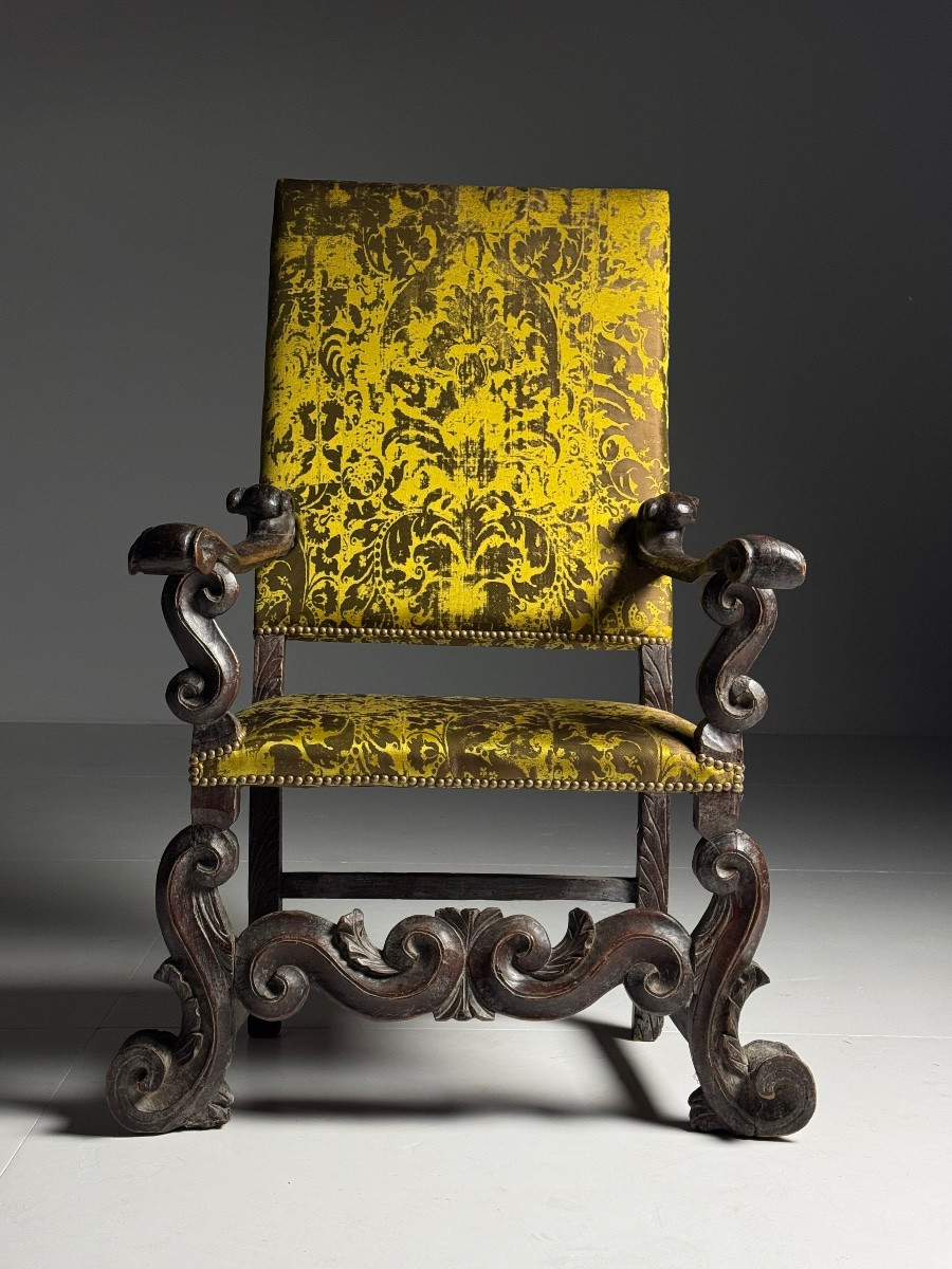 Fauteuil italien du XVIIIe siècle-photo-7
