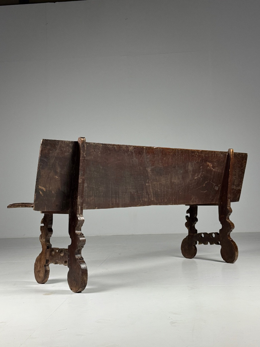 Banquette espagnole du XVIIIe siècle-photo-4