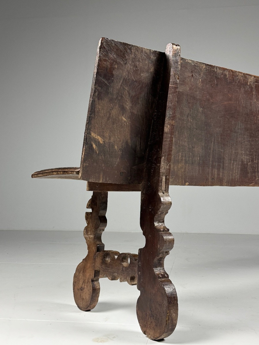 Banquette espagnole du XVIIIe siècle-photo-3