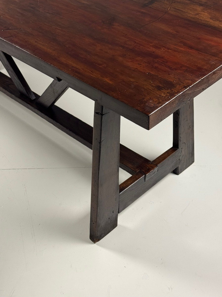 20th Century Italian Monastic Table-photo-2