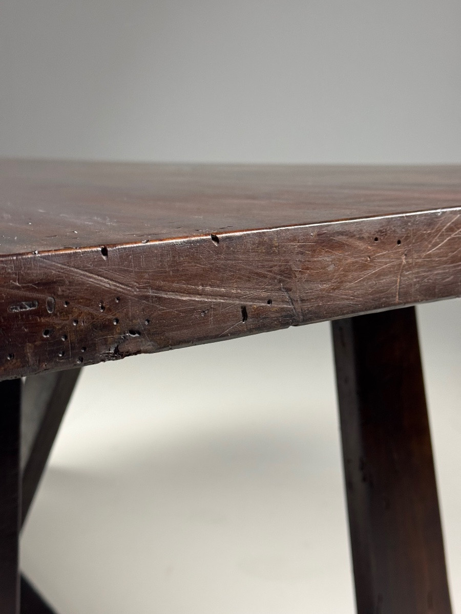 20th Century Italian Monastic Table-photo-3