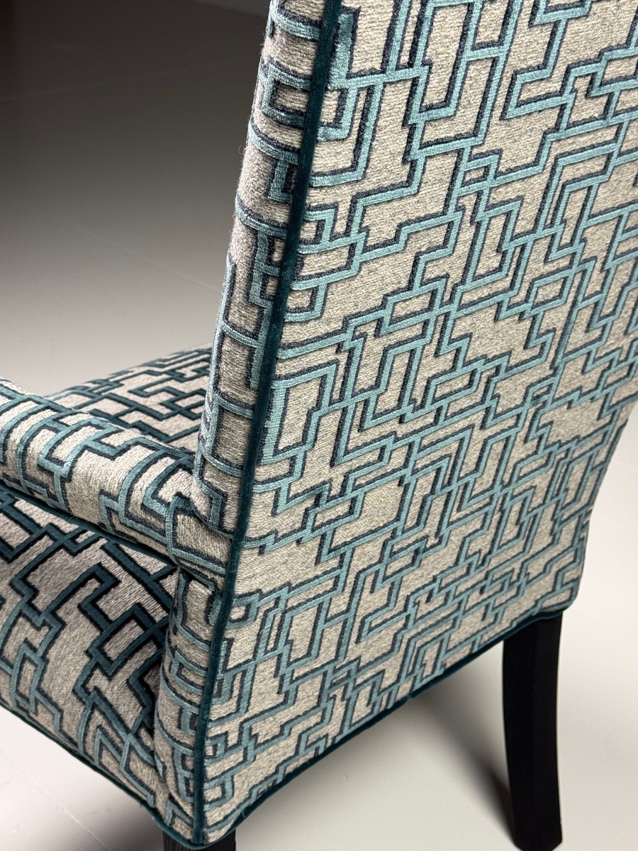 Chaises belges 8x revêtement géométrique-photo-7