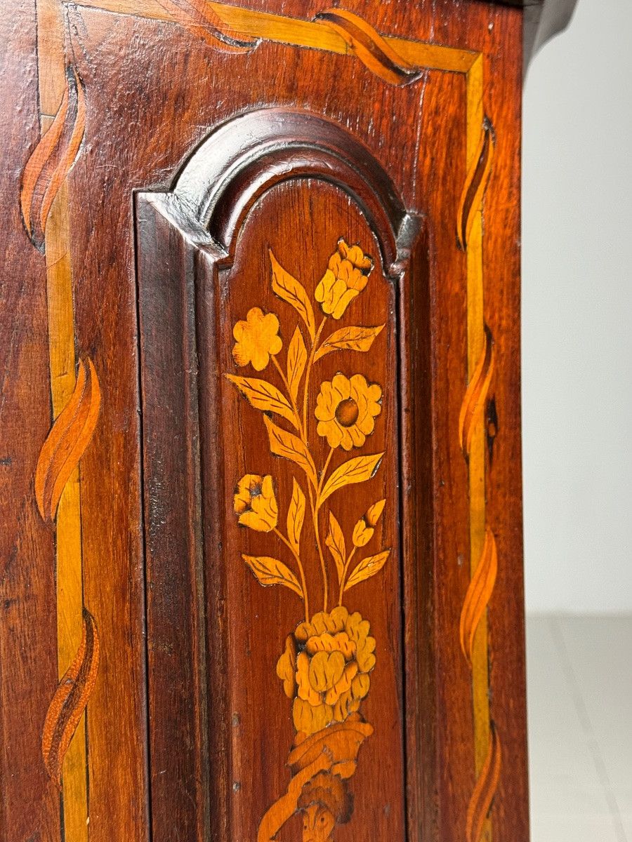 19th-century Dutch Marquetry Cabinet-photo-5