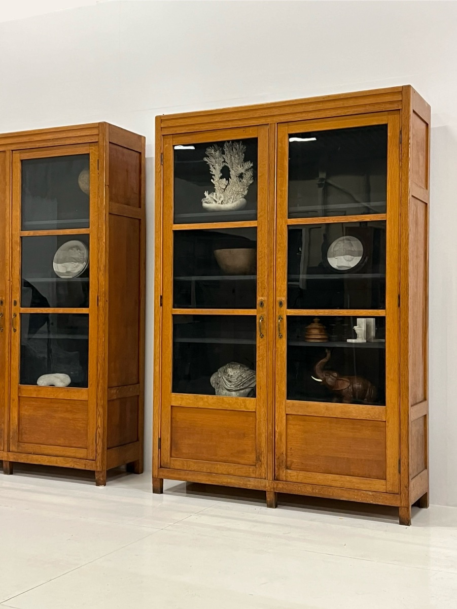 Lot de 2 bibliothèques Art déco-photo-3