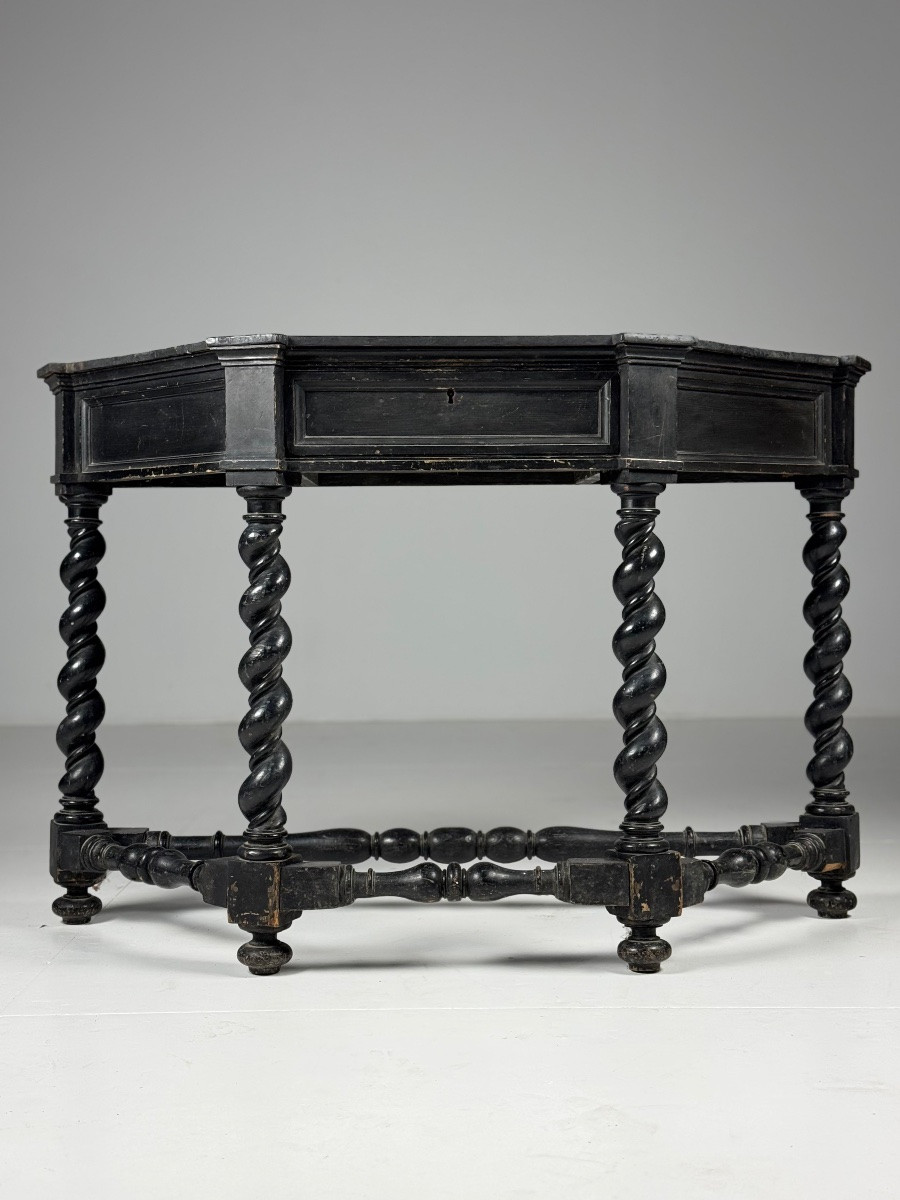 Console du XIXe siècle, noire-photo-2